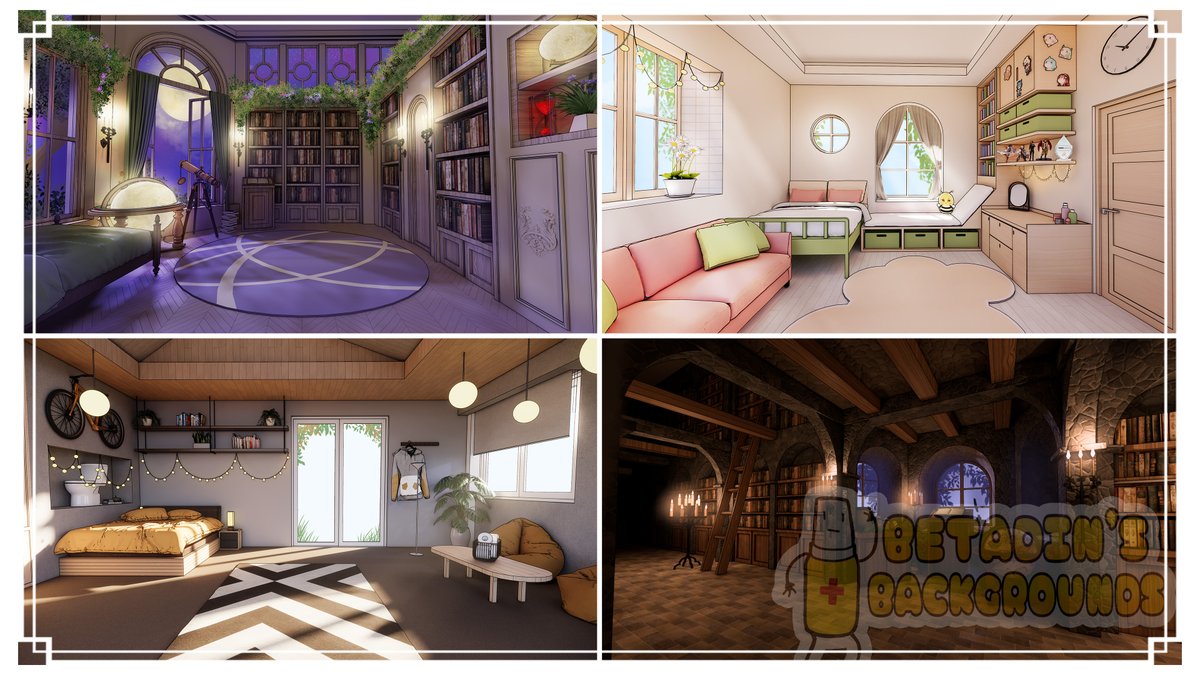 betadinobatluka's tweet photo. [ 🔁&amp;❤️appreciated 🙏]

✨HALO aku buka commission background✨

Aku buat background kayak kamar. courtyard, karaoke room dll. yuk gasken, yang butuh background untuk stream

Details, ToS &amp; Prices 👇😎
https://t.co/4wIGExemd7

#Vtuber #VtuberID https://t.co/f5Eqig16hg
