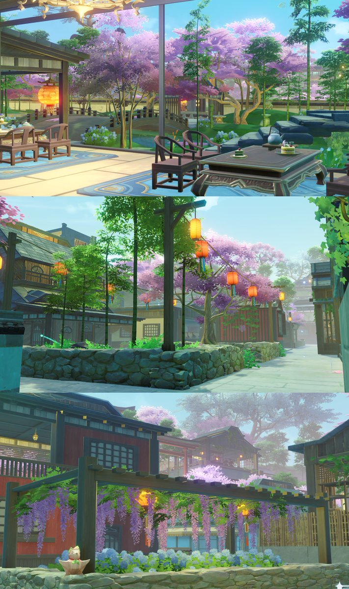 クラシックモードで遊べる観光幻境を投稿しました！
『花霞水郷』

ステージGUID：24895324372

おまけ要素で全30個の宝箱も置いています。
宝箱を2個以上見つけた状態で赤い積み木の人形に話しかけると勝利になります。
お散歩にぜひ～！

#原神 #星々の幻境 #MiliastraWonderland #幻境置き場