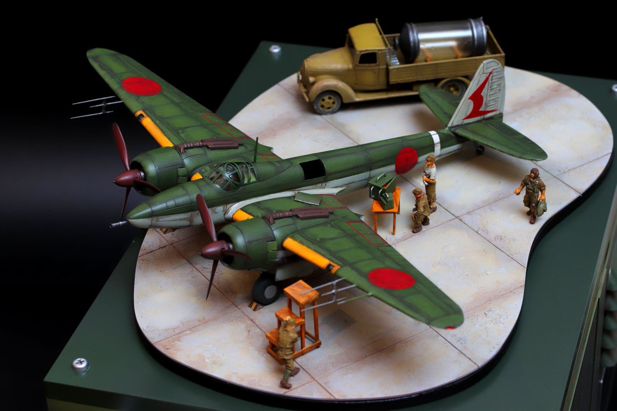 #3Dプリンターを活かした作品
1/72 Sword改造（実質3DPフルスクラッチ） キｰ108改(滝沢聖峰著:碧の孤狼より)
3DPはボタン一つで済むわけもなく設計・印刷・仕上げに手間と工夫とノウハウが必要ですが、#ショーコレジン を使いつつショーコ様のサポートがあるからこそ私にもできている部分もあります