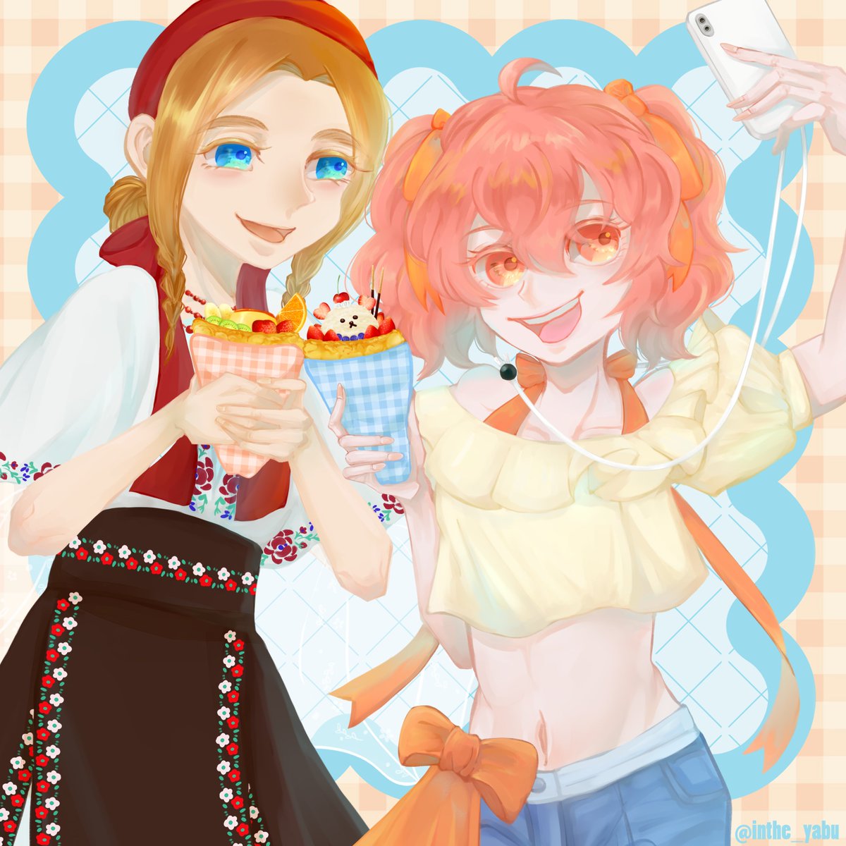 ベルリラ女子でかわいいもの食べてほしい
#些々細誰デザ