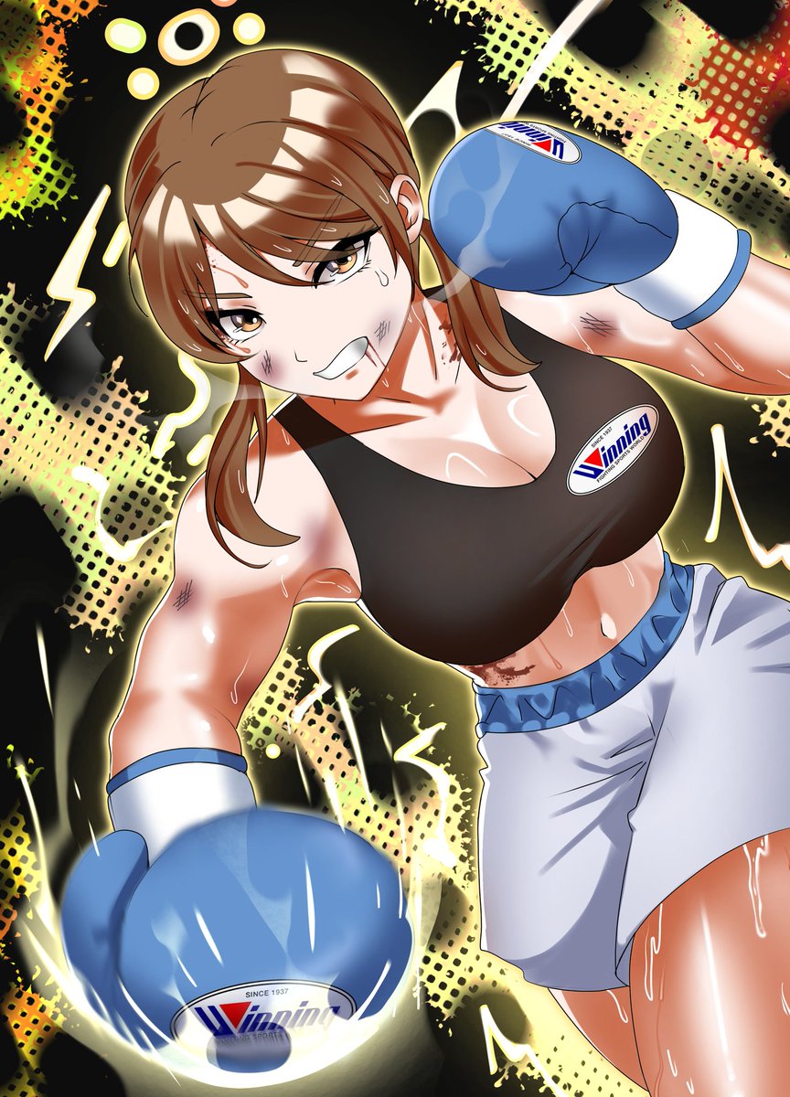 Dippo_1's tweet image. Commission for @FionaLivonia179 
Thx for commission sir! 
#commissionart #女子ボクシング