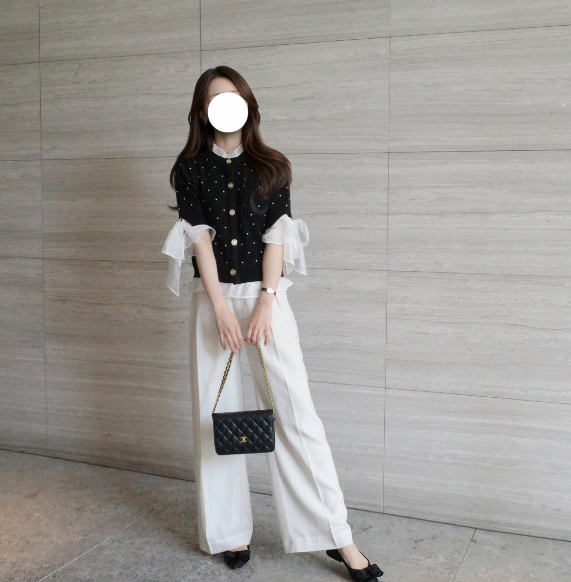 saya_baby0827's tweet image. eimyのハーフスリーブカーディガン、ドット×シフォンが甘すぎずクラシカルで可愛すぎる🦢🖤 #eimyistoire  #gift