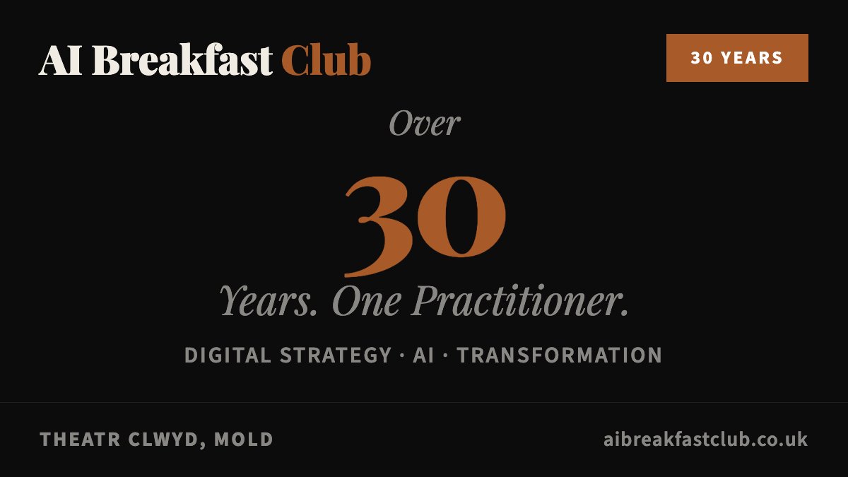 aibreakfastclub's tweet image. 30 years in digital . Now bringing AI to business leaders in North Wales.

AI Breakfast Club is led by @gary_cheers, founder of wingenious.ai. Not a recent convert. A practitioner of digital transformation since day one.

aibreakfastclub.co.uk

#AI #NorthWales
