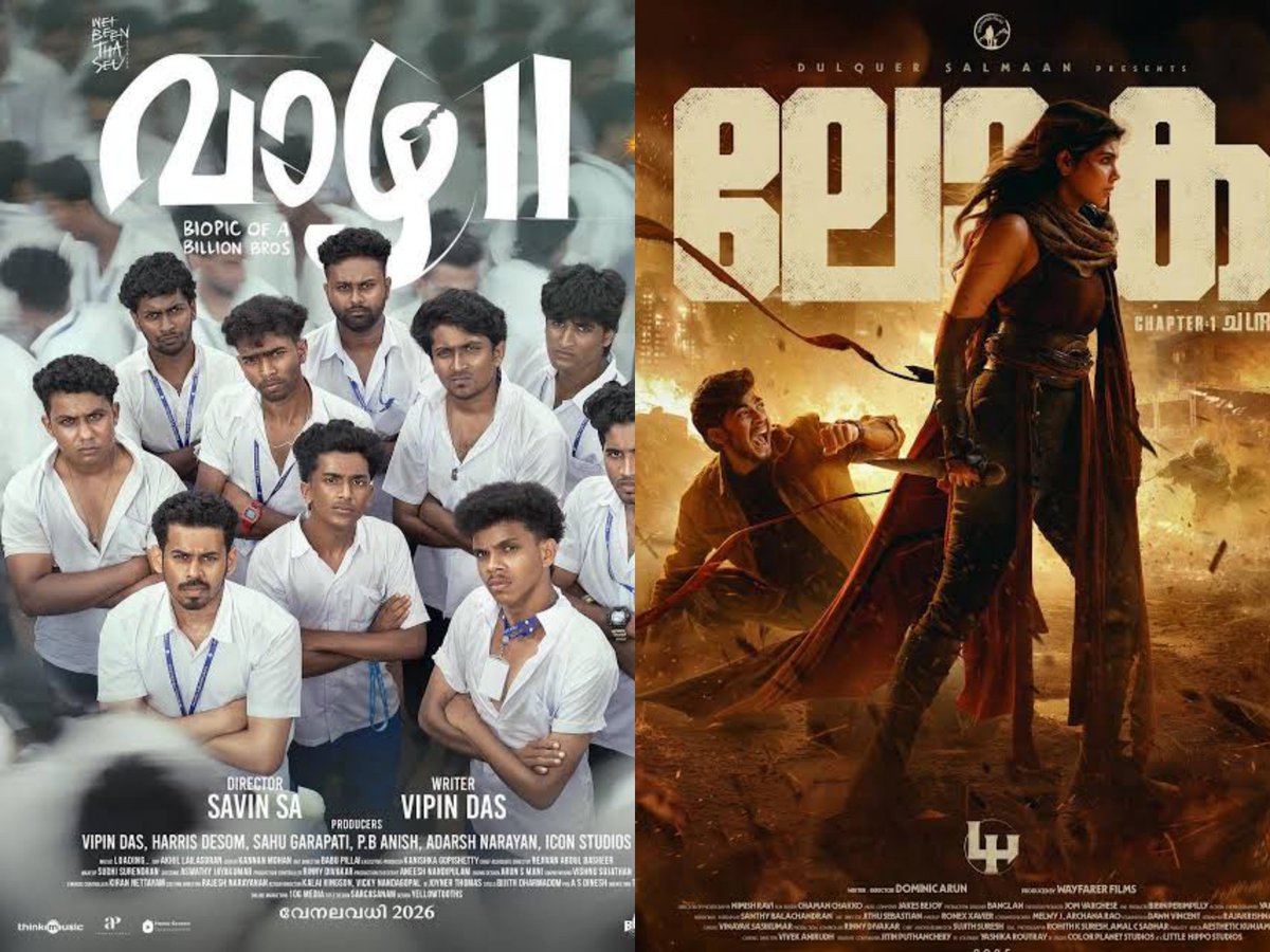ihsan21792's tweet photo. Looks like Vaazha 2 could become the highest grossing film in Kerala, surpassing Lokah. The reducing gap between each milestone setting film is a positive sign for the industry’s growth. https://t.co/llxVd8HX1U