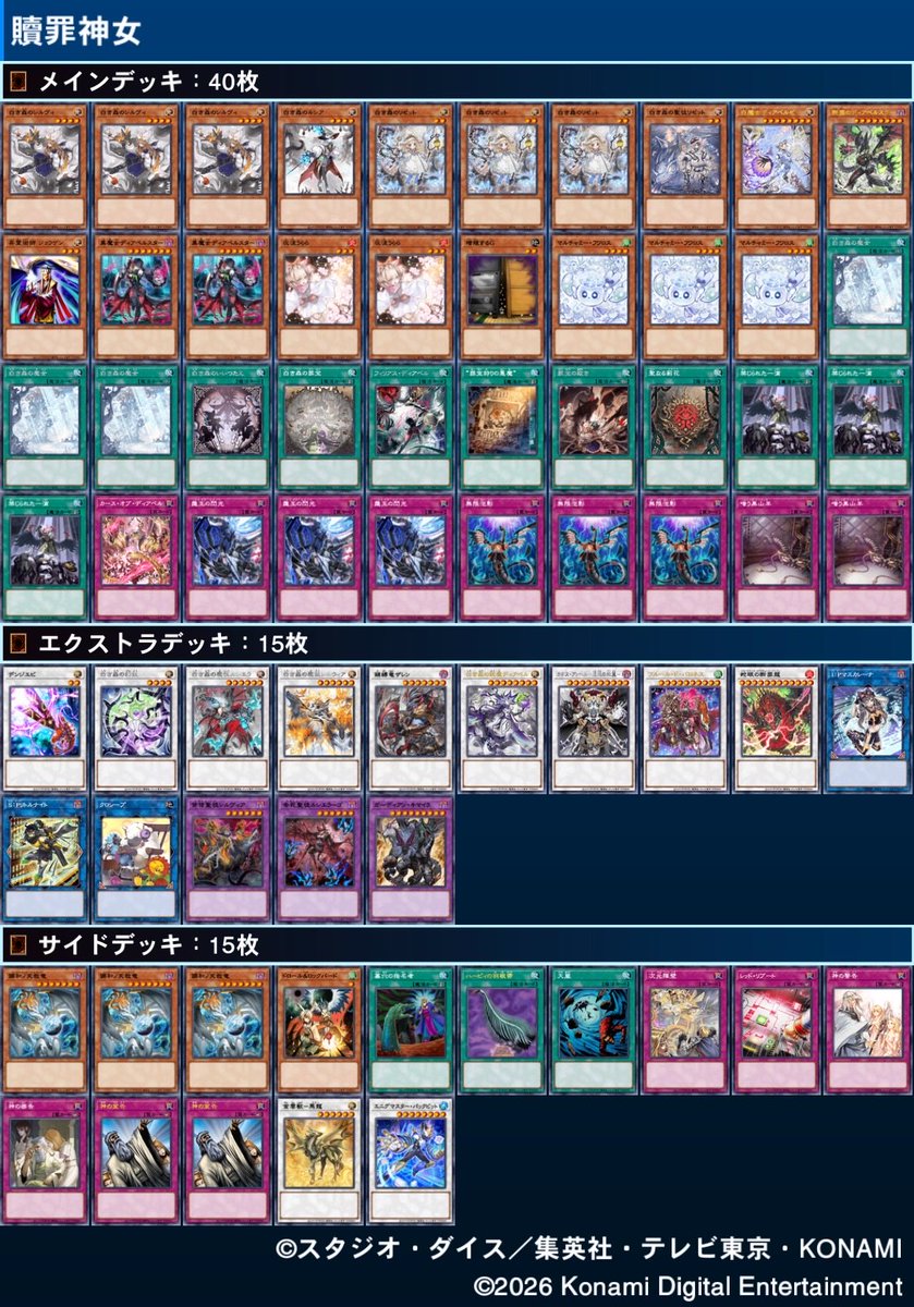 ぽんず交流会
使用 白き森

エルフェンノーツ 後⭕️⭕️
DD 先⭕️⭕️
絢嵐 後❌⭕️❌
黒魔道ヤミー 先❌❌
海皇 先⭕️⭕️

個人3-2
ぱん様<a href="/pankun_YP/">ぱんくん</a> 3-2
チーム噛み合って4-1 準優勝🥈

ルンペルで宣言する環境カード必死で勉強したのに一回も使わなくて滅