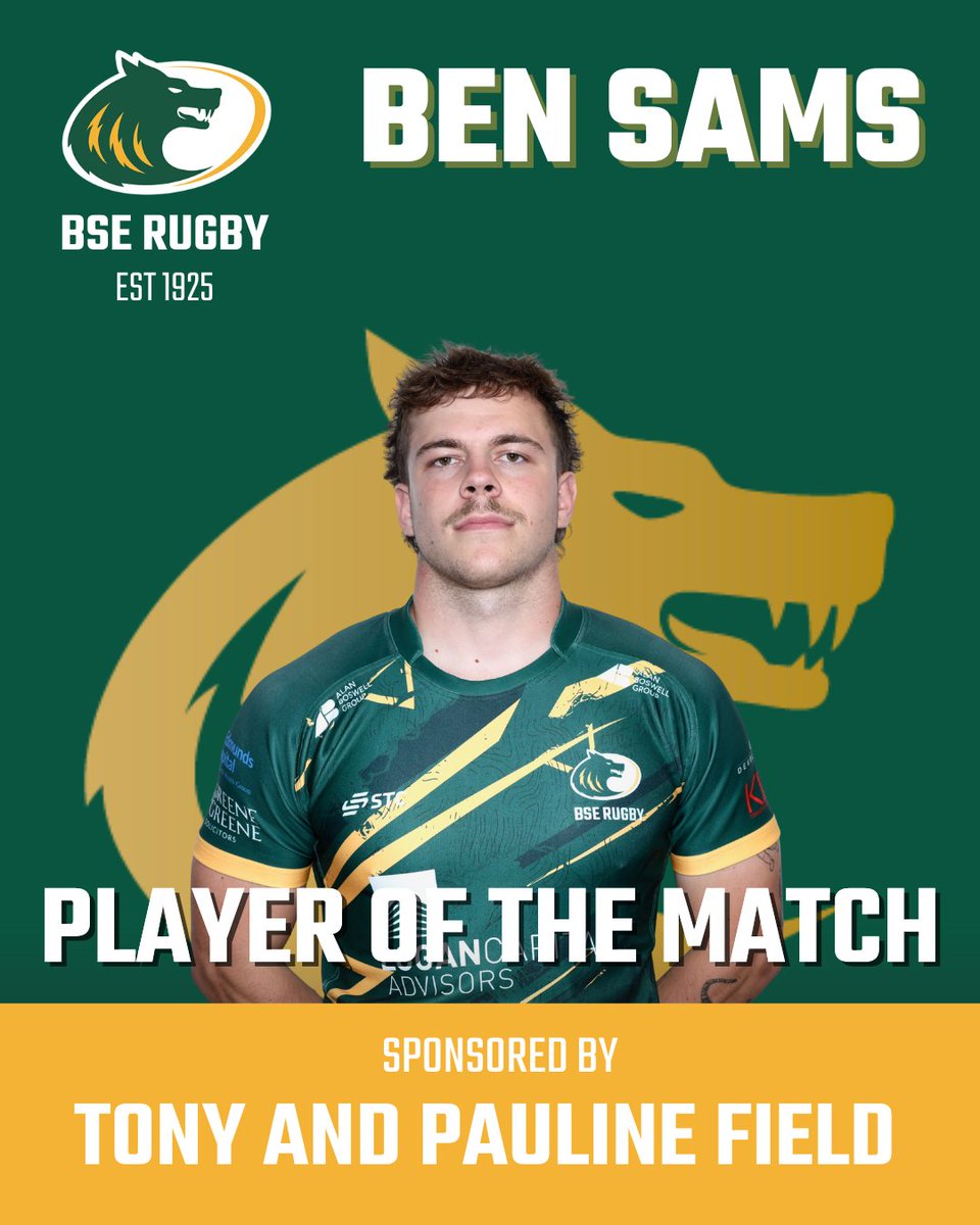 BSERugby's tweet image. FINAL SCORE

The Men's 1st get the job done and remain top of the table. 

POTM was Ben Sams, sponsored by Tony &amp;amp; Pauline Field.

#Rugby #CommunityFirst #OneClub #morethanjustarugbyclub #BSERugby
