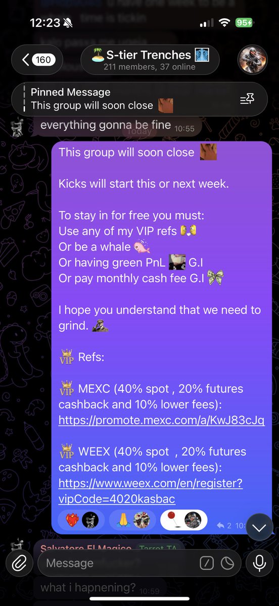 s6942022's tweet photo. Paid a bot 

27 trades , 26 wins 1 lose until now 

Slow and steady , my Tg is closing soon 

Get in while free 

https://t.co/giE3KG1meq https://t.co/LoVc0IveWG
