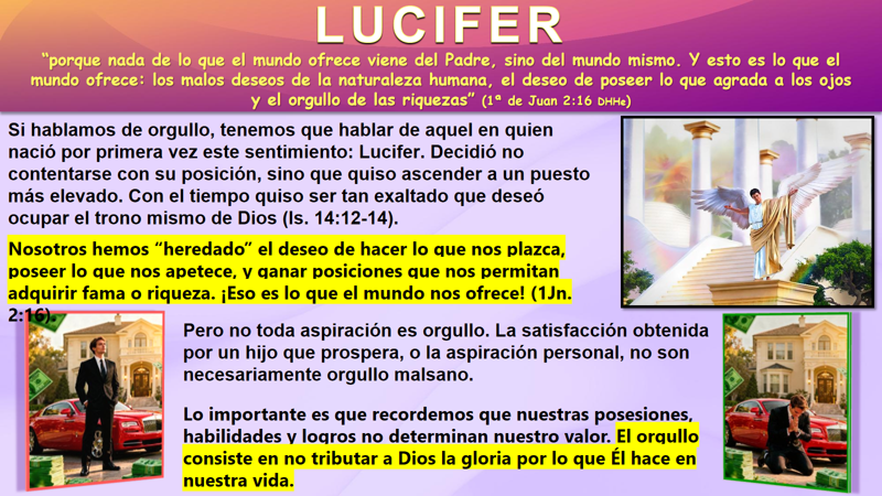 Lección de escuela sabática de ésta semana: 
“El que se enaltece será humillado; y el que se humilla será enaltecido” (Lucas 14:11) #LESAdv