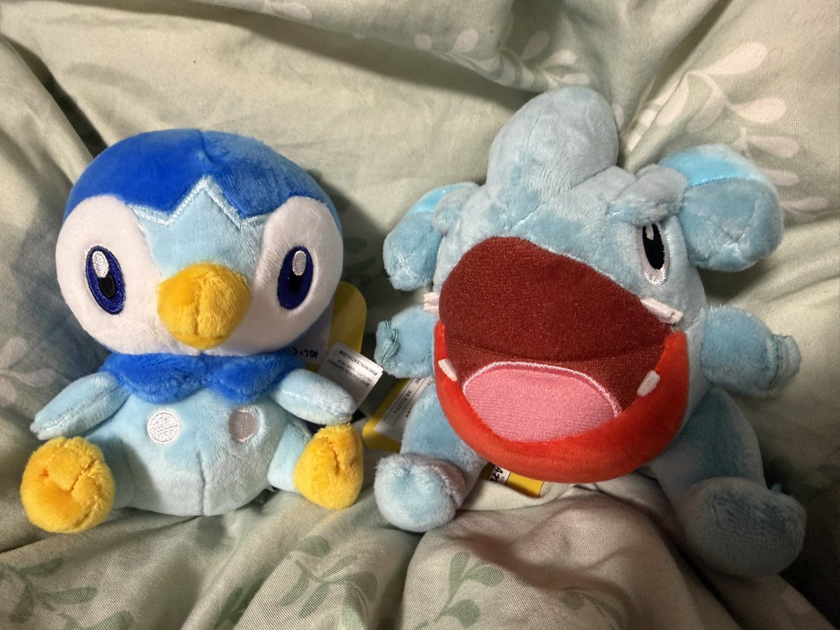 10setsuna18's tweet photo. この子たちは楽天の試合後にポケセン寄ったら目が合ってしまってお迎えした子たち https://t.co/eMOT90zRCv