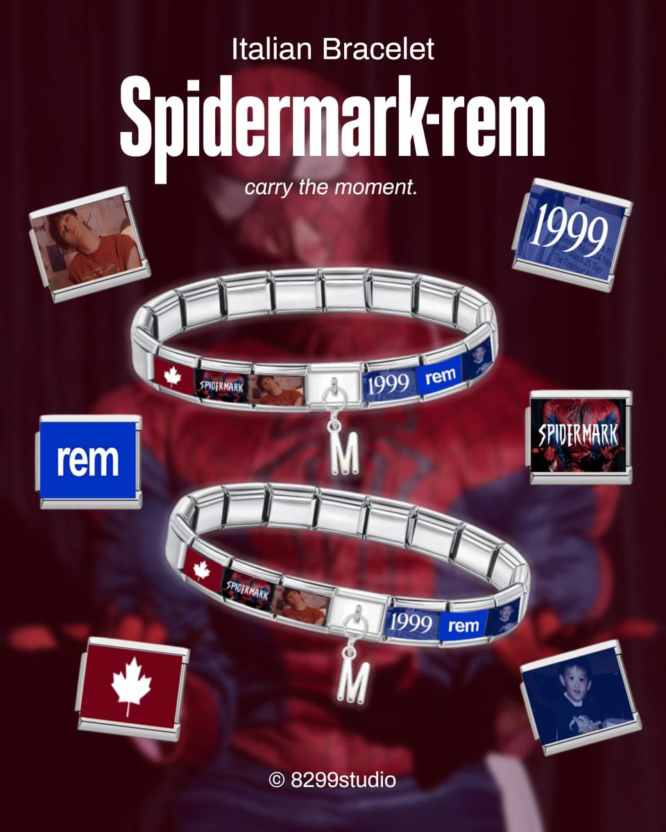 8299mklee's tweet image. spidermark-rem bracelet 🕷️Ⓜ️