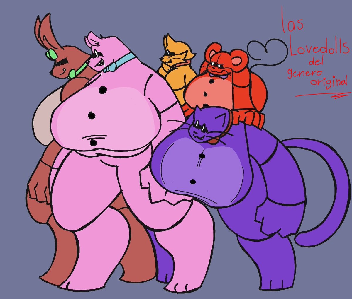 julizilla79244's tweet image. @GremlinGrounded A new Lovedoll Toy gender spawn drawing (gender spawn). The drawing was originally done by @ramrv2z. This is a comparison between the originals and those of the opposite gender. alternate images are with letters and shadows.

#lovedolltoyfactory #fanart #battle