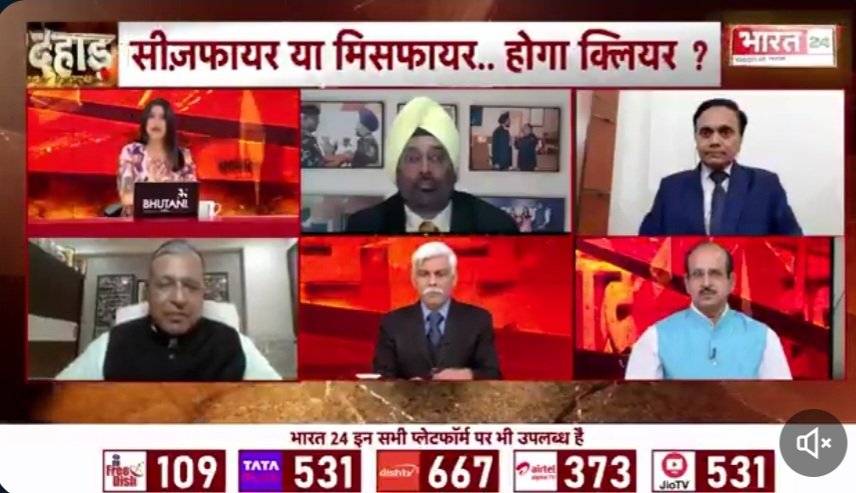 JassiSodhi24's tweet photo. "All wars have to finally end at the discussion table" - my views in the discussion on Bharat24. #IranWarCeasefire @Bharat24Liv https://t.co/sD6Xshtqns