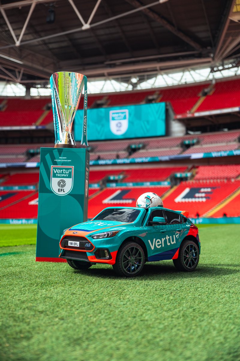 vertumotorsCEO's tweet image. Great to be back at @wembleystadium for the #VertuTrophy #Final – our third as title partner and always a special occasion. Wishing @StockportCounty and @LutonTown the very best of luck. Set for a fantastic game under the arch. Enjoy it! ⚽🏆 #Vertu