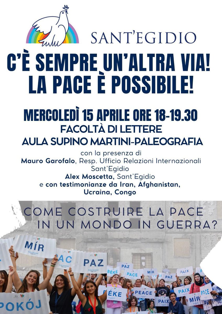 Giovani per la Pace tweet media