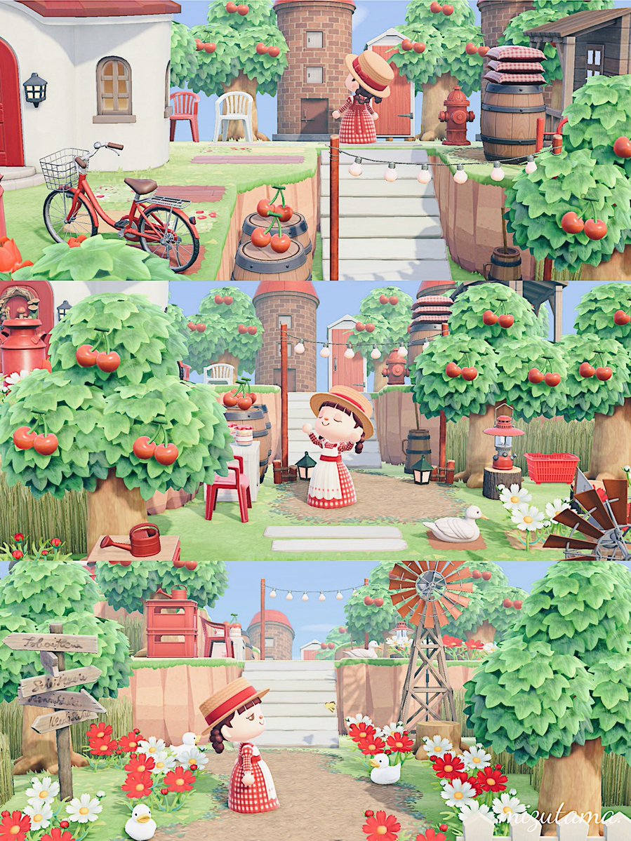 mizutamsan_ooo's tweet image. 🍒 🍎 🧺 🪿💭

#あつ森写真部
#あつまれどうぶつの森
#ACNH #AnimalCrossing