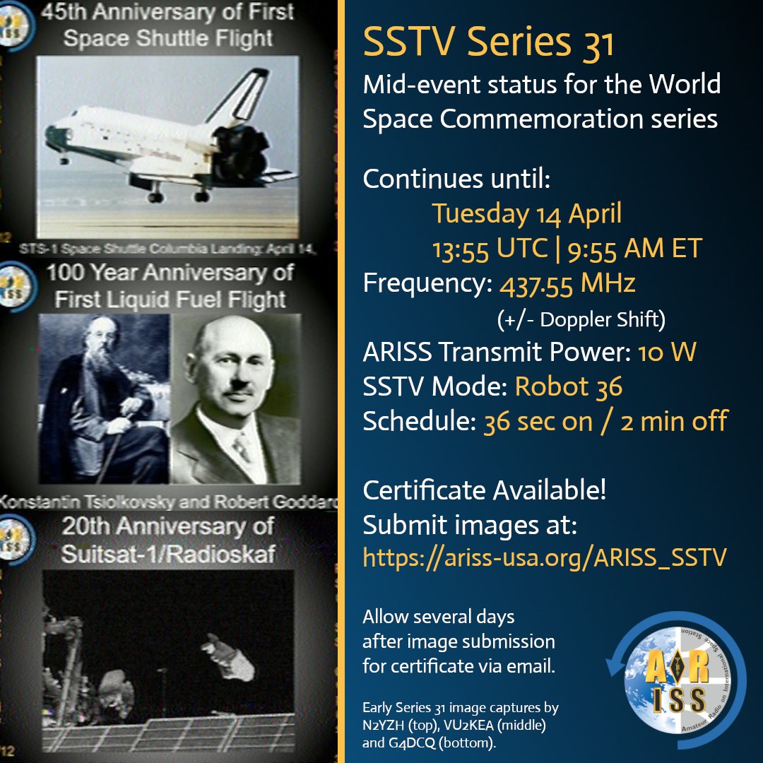 ARISS - Amateur Radio on the ISS tweet media