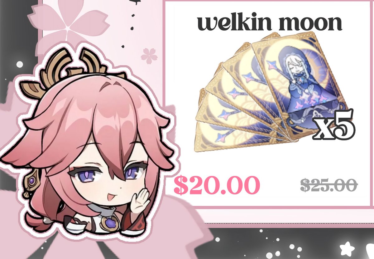 ✦ 5x welkin | monthly pass giveaway ✦

✦ follow me 
✦ like + rt this post
✦ like + rt my pinned post
✦ join this server: discord.gg/exp-8640328656…

✦ opt : fav weekly boss to fight ? 😝

ends at 500 rts &amp; 5 winners 🥳

#genshin #genshinimpact   #giveaway