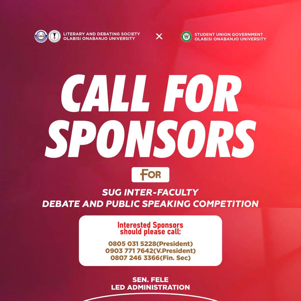 OOU LITERARY & DEBATING SOCIETY tweet media