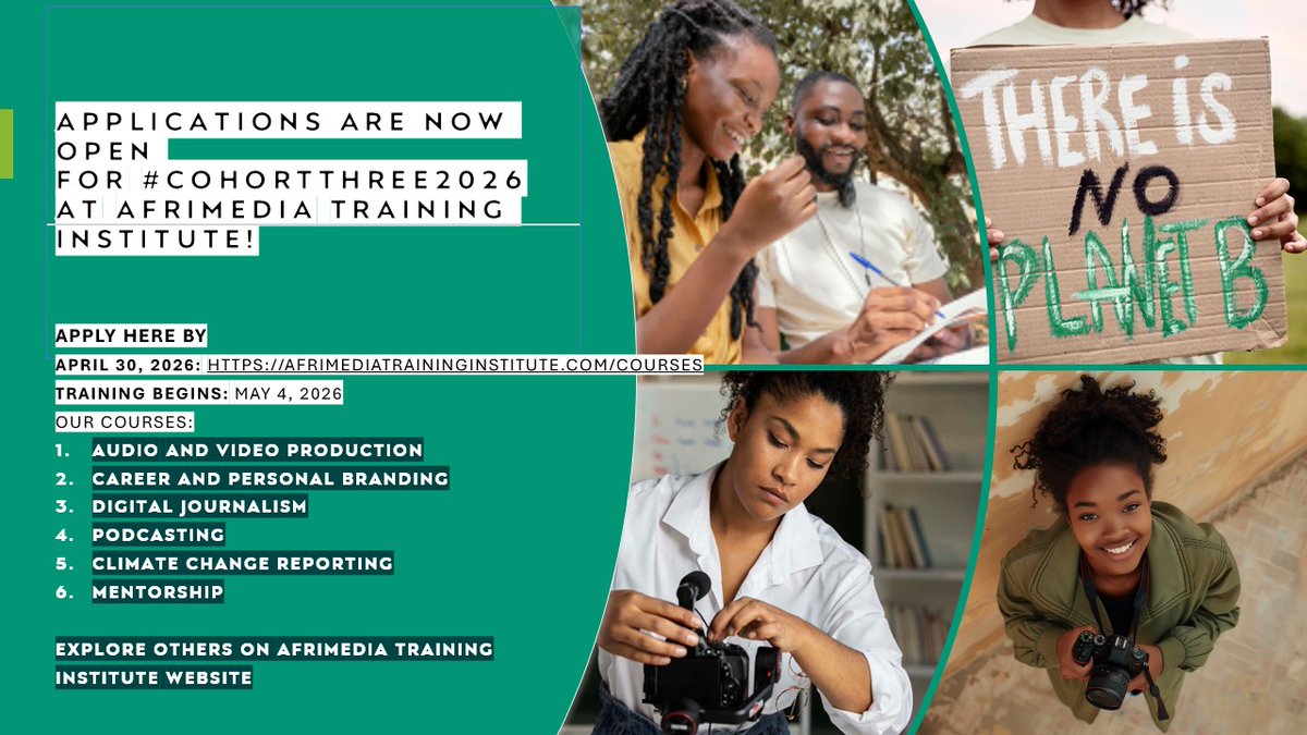 AfriMedia Training Institute tweet media