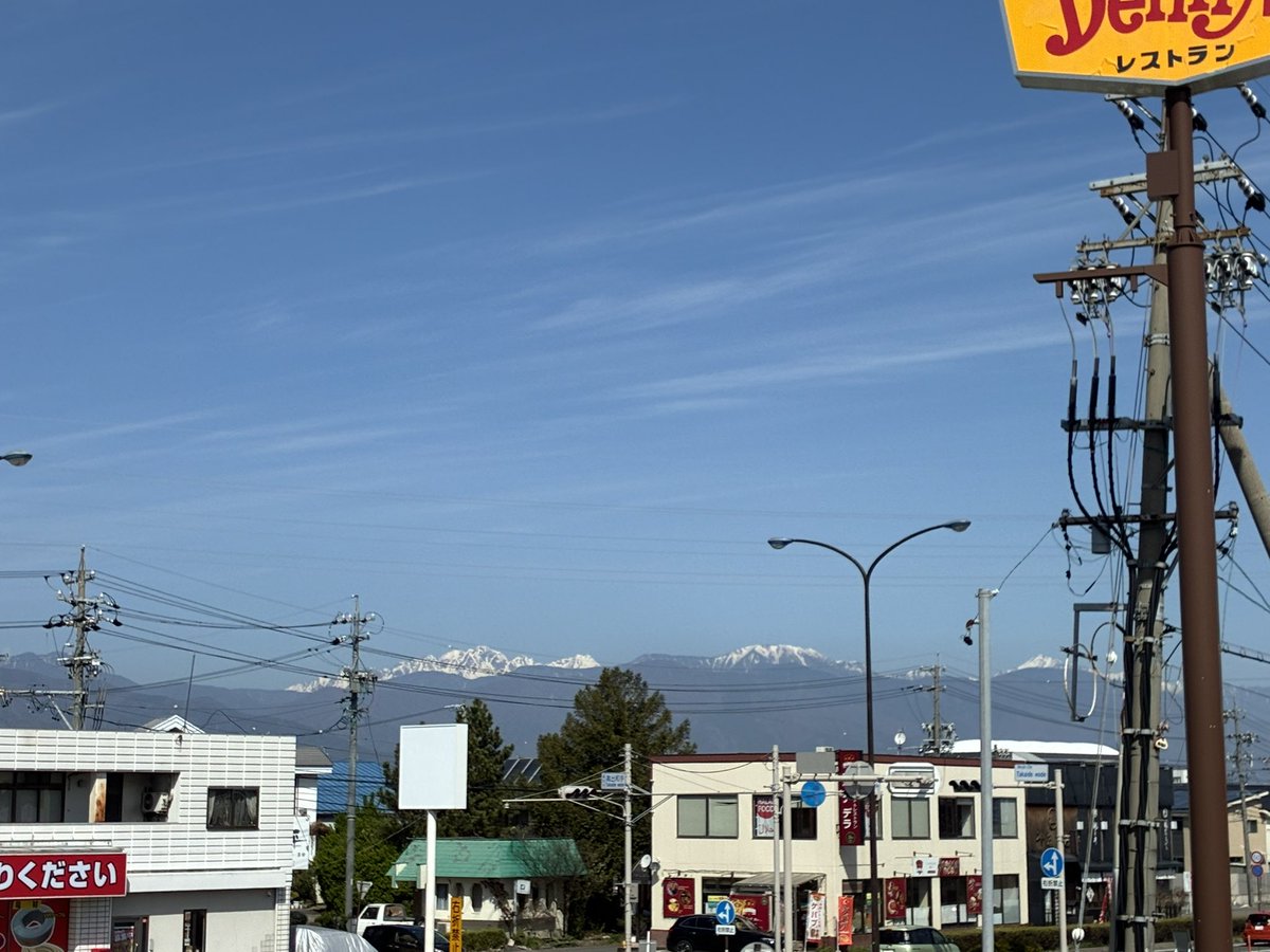 松本→名古屋も結構かかるのね
初長野県