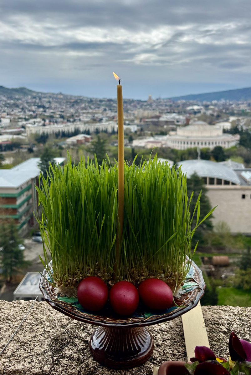 tberuch's tweet image. ქრისტე აღსდგა! Christ is risen! Hristos a înviat! #EasterMorning #Home #Tbilisi @AgentiaBasilica @BasilicaNews
