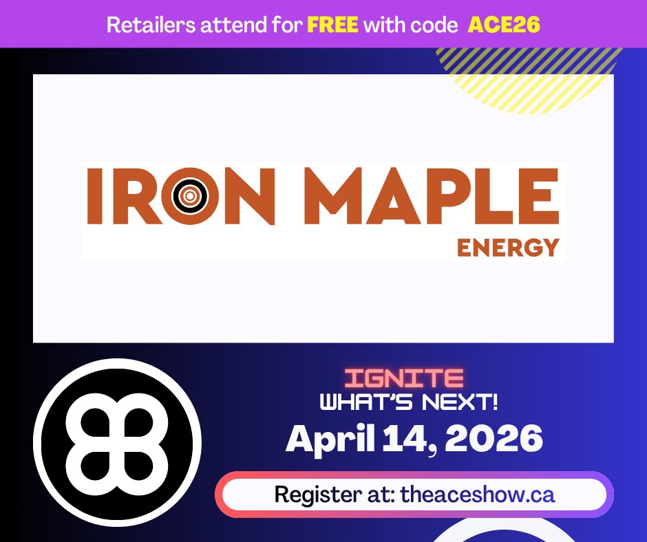 theaceexpo's tweet photo. 🔥 ​Exhibitor Spotlight 🔥

We’re excited to welcome, Iron Maple Energy, as a Gold Sponsor to the 2026 Atlantic Convenience Expo!

📍 Booth: 119
📅 April 14, 2026
📍 Halifax Convention Centr

🔗 Learn more: https://t.co/UQizofquTj
🔗 Register: https://t.co/9C28J3fu98

#ACE2026 https://t.co/q32Xc43am3