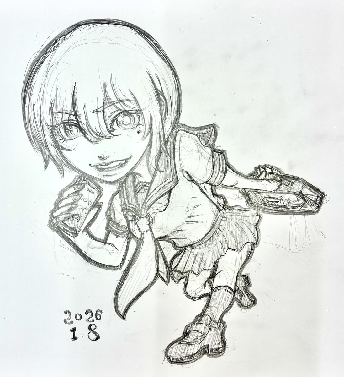 sakupanda4's tweet photo. 2026年落書き1〜4 https://t.co/cZUom31fDX