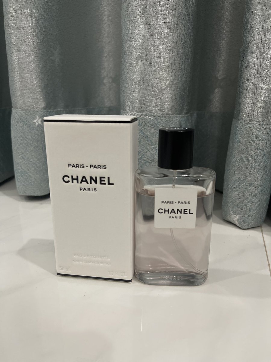 Ypp_iew's tweet photo. ส่งต่อน้ำหอม Chanel Paris 50ml . ใช้เอง แท้ 100% 
🛍️ 2,900-. 
#น้ำหอม #น้ำหอมchanel #Channel #น้ำหอมชาเนล https://t.co/Ea5pHaWIW7
