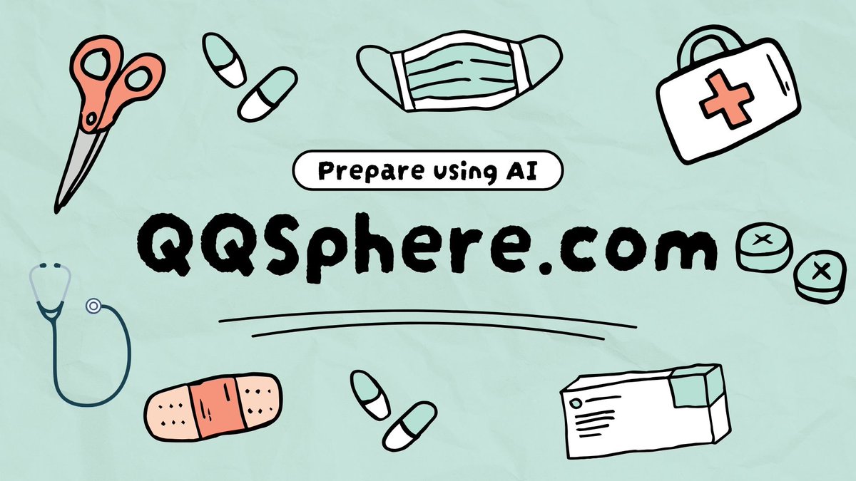 QQ_Sphere's tweet photo. Every med student deserves a study partner who never gets tired, never judges, and always knows what you need to work on next.

That's what we built.

QQSphere - AI-powered exam prep, created by doctors who've been exactly where you are.

https://t.co/z5OCx5hulm

#MedEd #MBBS https://t.co/FVSTQquta9