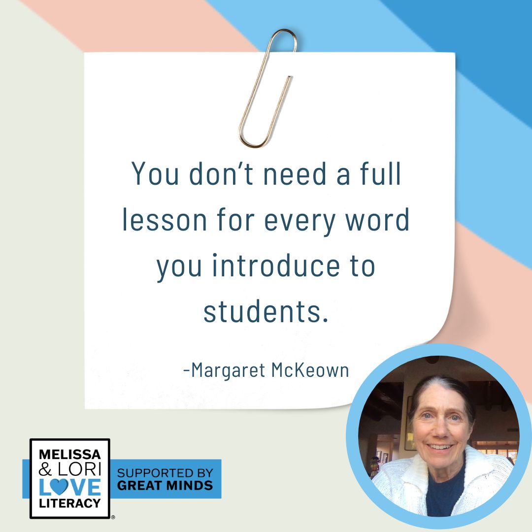 literacypodcast's tweet image. Vocabulary doesn’t only happen during a focused lesson block. 📣

If you’ve felt pressure to make students master every word, this conversation is for you! 🎧 Tune in today. 

🎙️ ow.ly/GPzh50YjohH