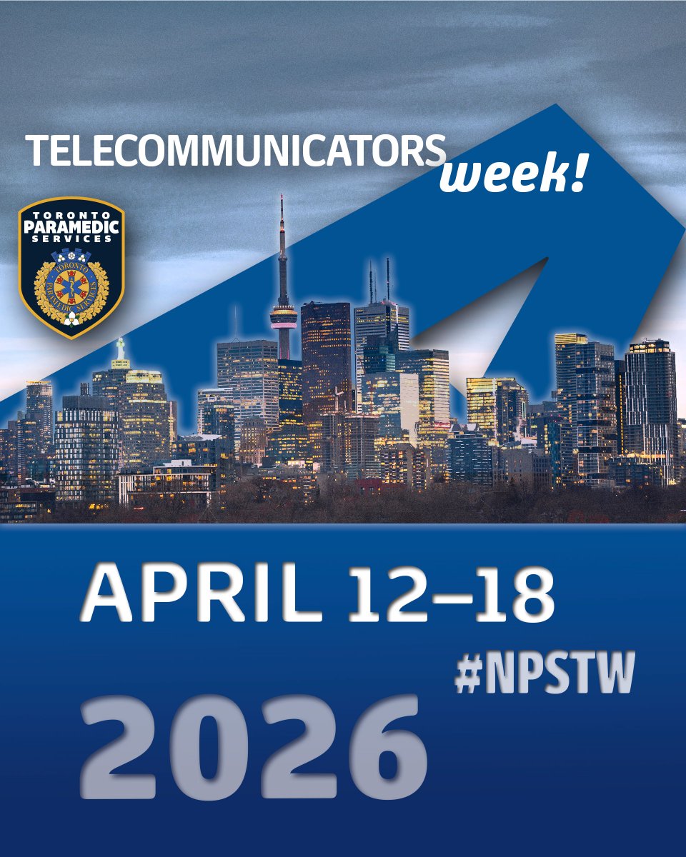 TorontoMedics's tweet photo. It’s National Public Safety Telecommunicators Week! 🎇 

Thank you to our emergency telecommunicators, support, and leadership staff, the steady voice behind every emergency response. 🎧

Your dedication and professionalism make all the difference. #NPSTW2026 https://t.co/0ZfNytn2Hb