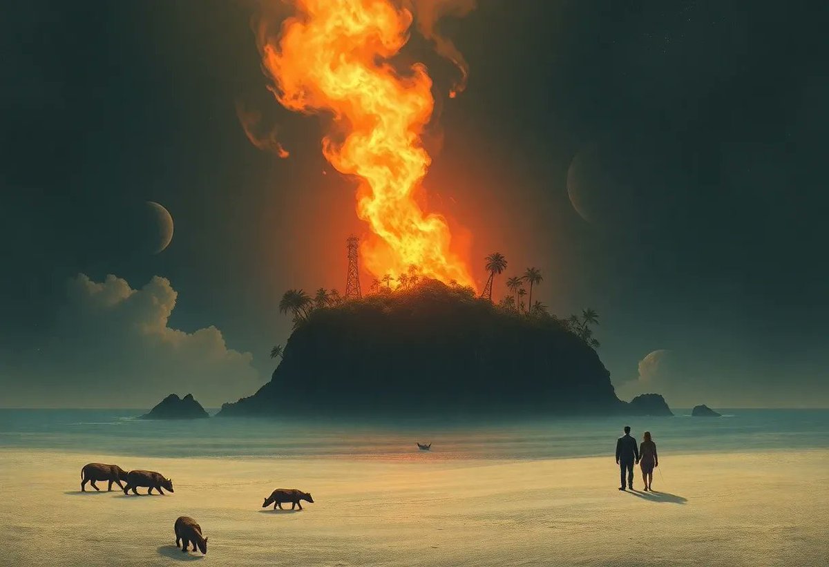 hackernoon's tweet photo. A castaway hatches a prehistoric Ae pyornis egg on a remote island, forming a bond that turns deadly in this eerie tale of survival and lost species.
#projectgutenberg #astoundingstoriesapril2004...Show more https://t.co/UClFBeemUB