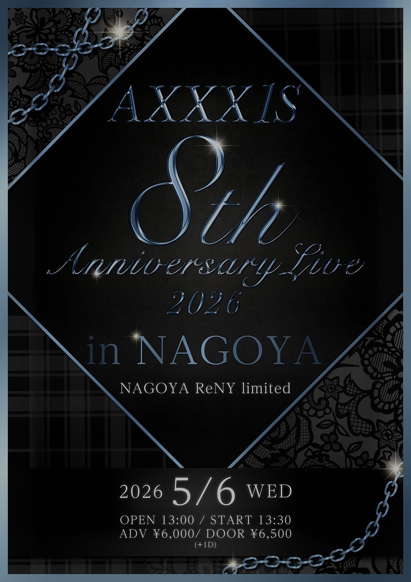 あきお 2026.05.04(月) #AXXX1S 8th ANNIVERSARY LIVE TOUR 2026 in OSAKA