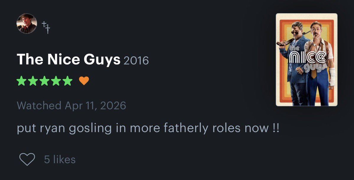 pviols's tweet image. 5 people agree with me. @RyanGosling please see this so you can play a dad for us. #thanks