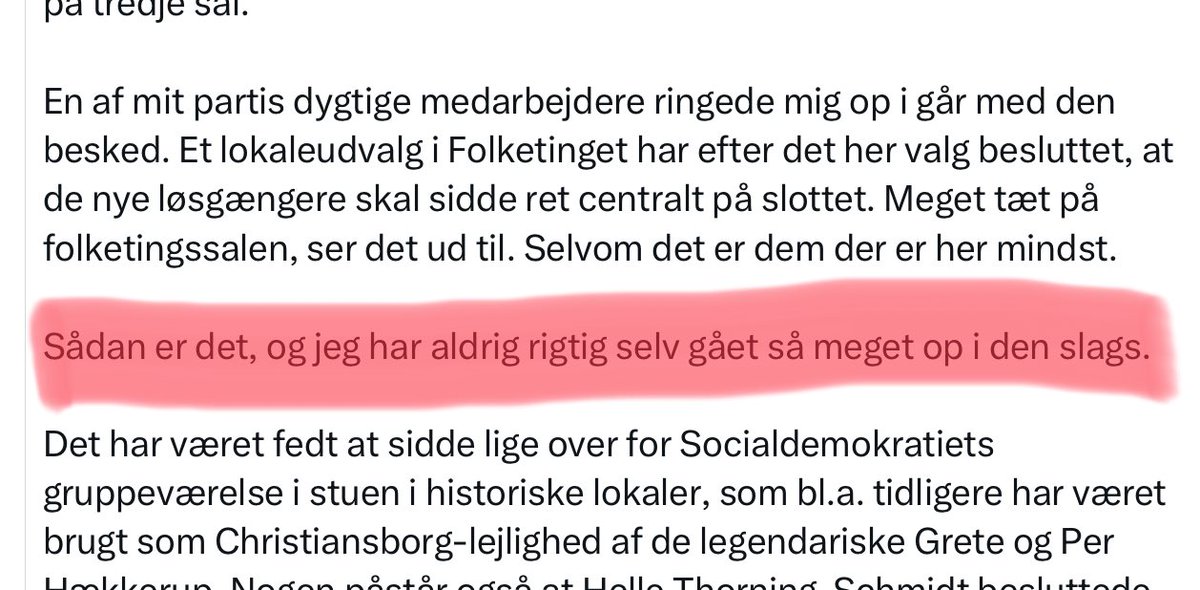 Jeg går ikke op i det, men ….