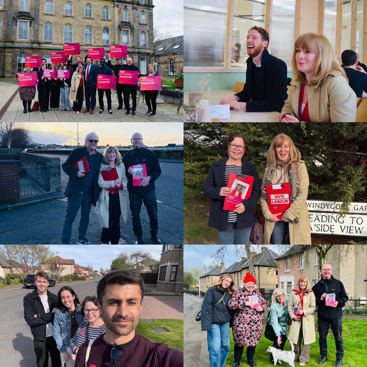 kath14sangster's tweet photo. A great week of campaigning  across Edinburgh Eastern, Musselburgh and Tranent 

We could do with the weather warming up but lots of warm conversations and support for change with @ScottishLabour 

Tune in tonight to catch @AnasSarwar in the Leaders Debate Night Special BBC1 Scotland at 7pm 📺