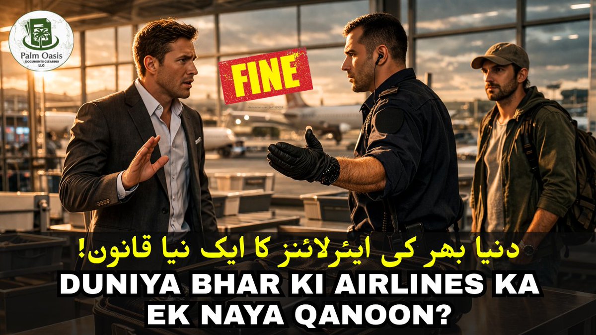 PO_Doc_Clearing's tweet image. Duniya bhar ki Airlines ka ek naya Qanoon?  

Want to know what happened in the video? Click the link below to watch the full video👇
youtu.be/XppWNxZiajE

#airlinesupdate #newaviationlaw #travelrules #flightupdates #passengerrights #aviationnews