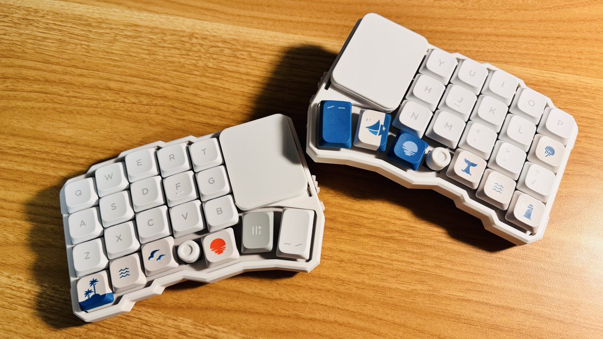 Lalapad gen2 の筐体を白系統で印刷してみた。一応グレーとのツートン