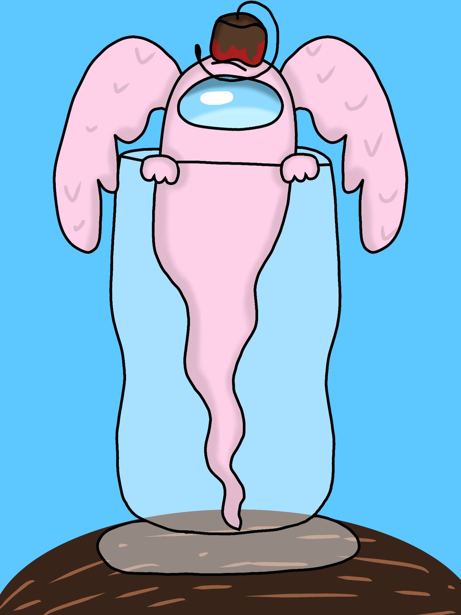 Pawmilili's tweet photo. Millie ice cream :3

#amongusoc #amongusart https://t.co/m08geHOIzt
