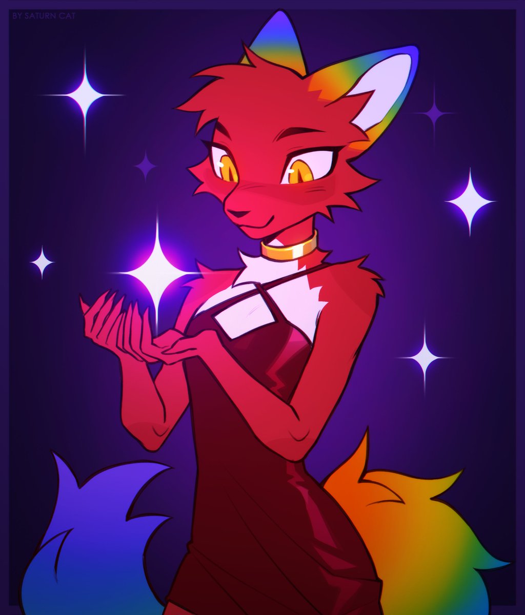 Saturna_Cat's tweet image. Bonus art for @MCSPARKFOX 
#art #ArtistOnTwitter