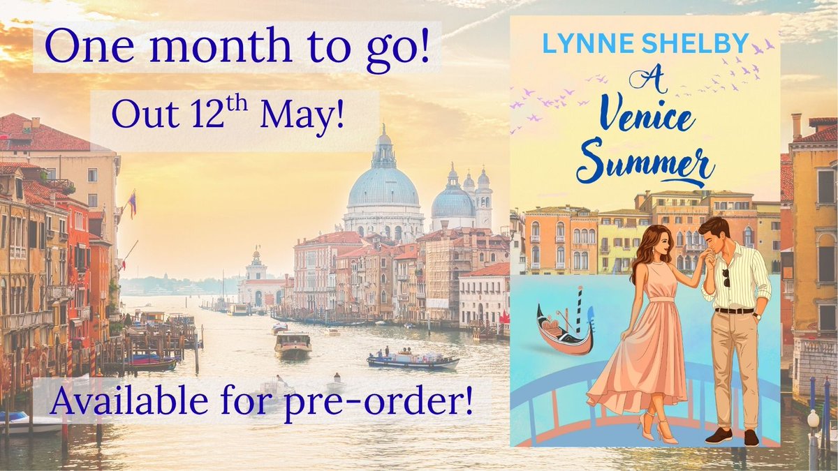 LynneShelby5's tweet image. I’m super-excited to have a new book coming out on 12th May!  

A VENICE SUMMER💕
 
Art conservator Rose can restore a damaged painting, but can she mend Luca’s damaged heart? 
Available for pre-order! 
#BookTwitter #SummerReading 

amazon.co.uk/Venice-Summer-…
