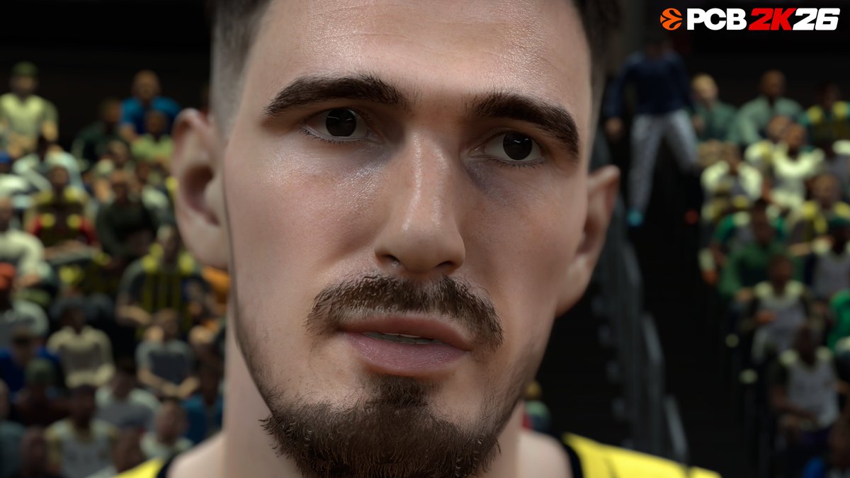 shuajota's tweet image. I’ve been putting a ton of hours into these cyberfaces, making them from the scratch for my #EuroLeague #PCBasket2K26 mod on #NBA2K26. Here’s a closer look at some of them, really wanted to make those details pop.