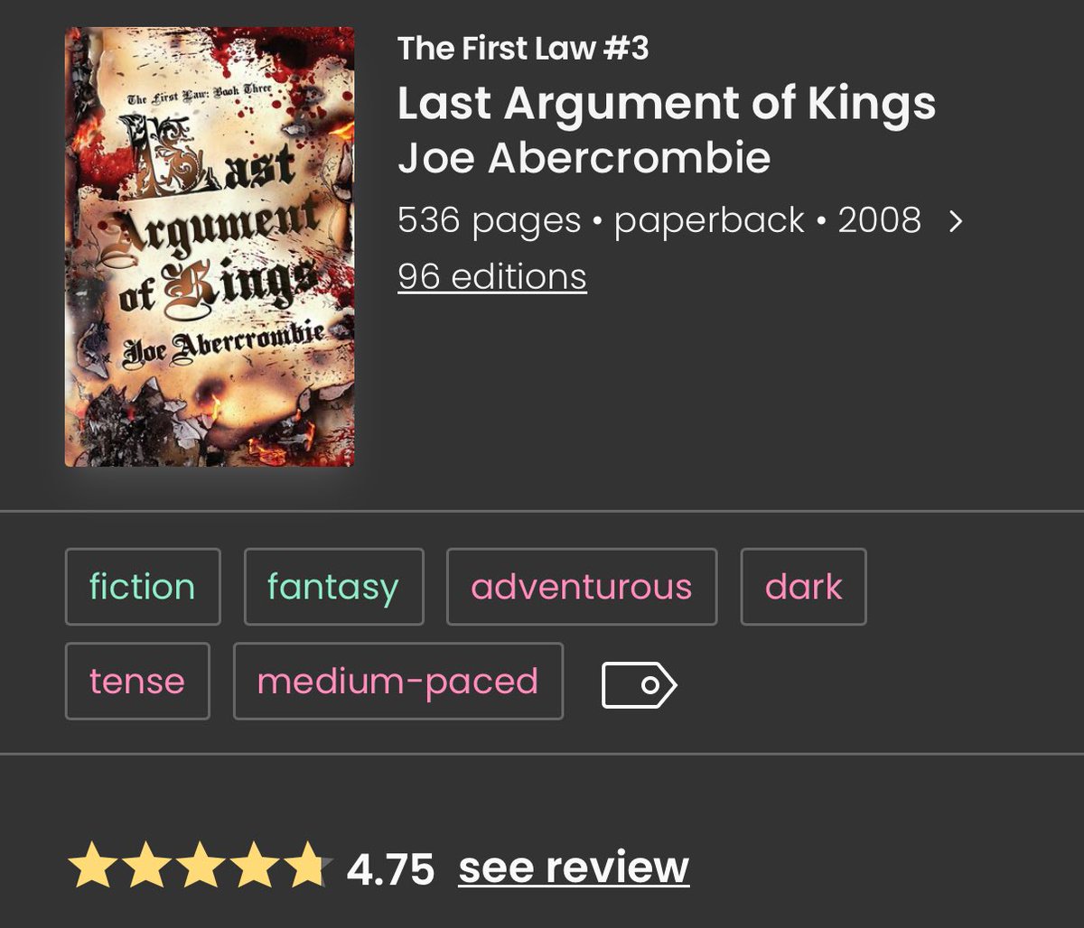 Love when authors have RANGE