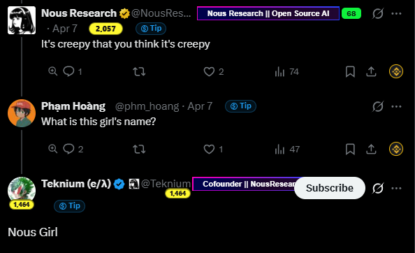 818noir's tweet photo. @0xmoles 0x856cfabd8f08149373e7fb8edbff22b386c24444

Co-founder gave her a name days ago https://t.co/SSkgvd22Ji
