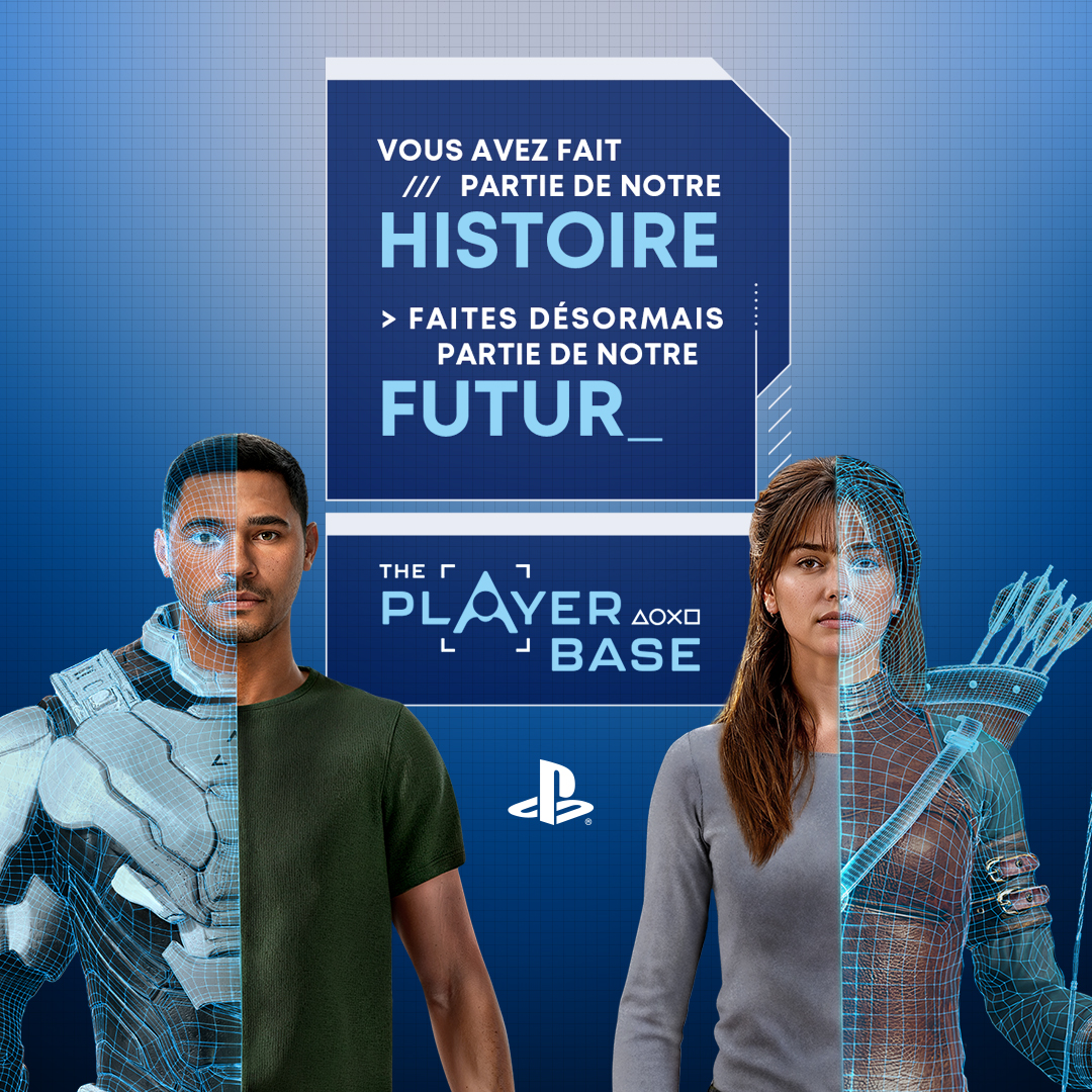 PlayStationFR's tweet image. Découvrez The Playerbase, une expérience permettant aux plus grands fans de PlayStation d’apparaître dans des jeux PlayStation Studios : blog.fr.playstation.com/2026/04/08/dec…