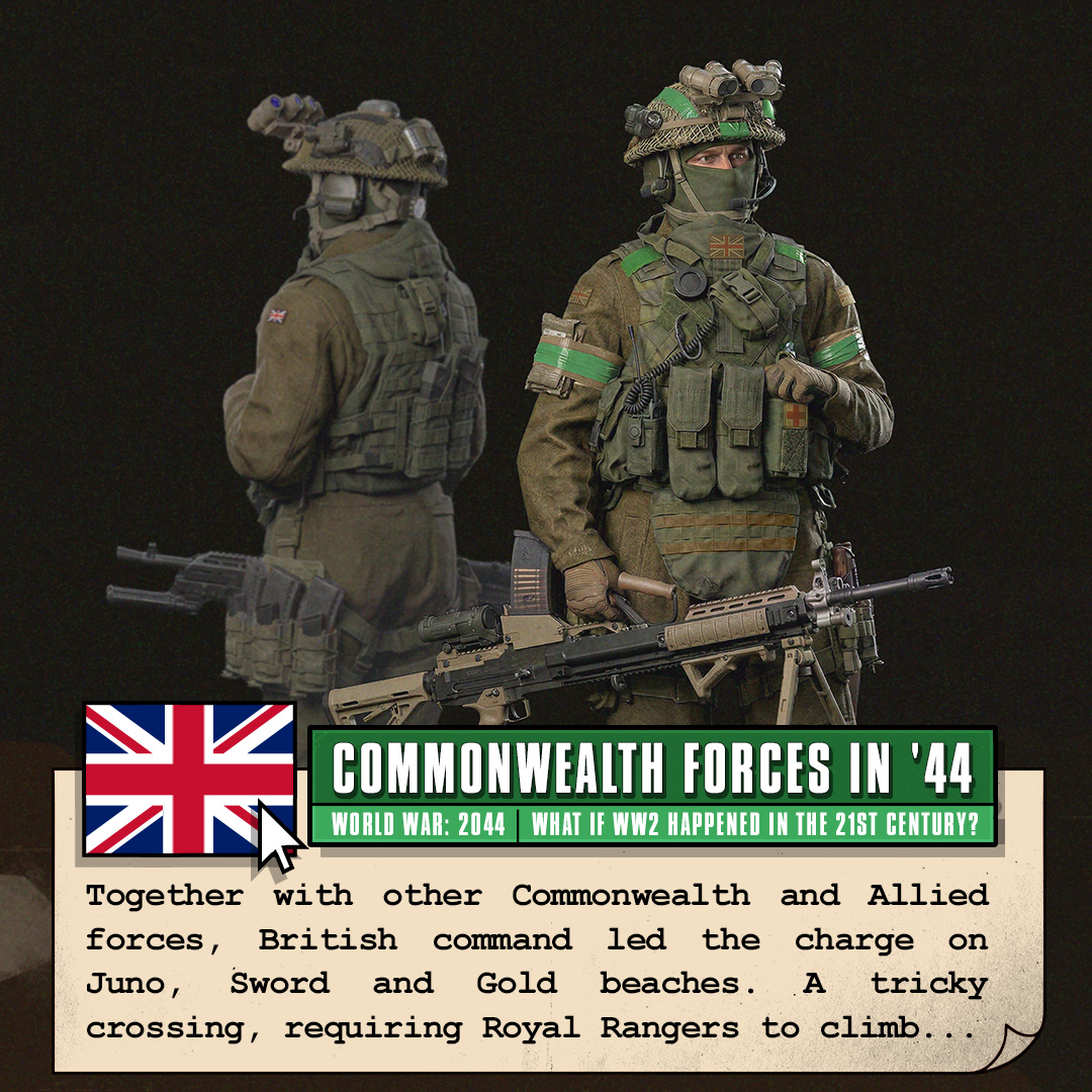 kaisercatcinema's tweet image. World of WW2044 - British Forces During D-Day // a sick Garrysmod kitbash I did in collab with Bulgarian artist  @Damianski . kaisercatcinema.com/s/about-ww2044 #kitbash #garrysmod #3d