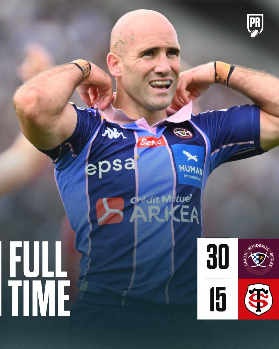 PlanetRugby's tweet photo. 🟣 Bordeaux-Begles knock out Toulouse to set up semi-final date with Bath! #InvestecChampionsCup #UBBvST https://t.co/HVtVWzPKlm