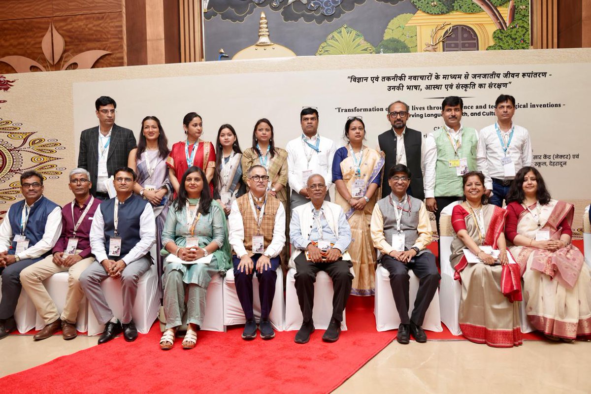 karandi65's tweet photo. Hon’ble Lt. Governor Delhi @LtGovDelhi Shri Taranjit Singh Sandhu ji @SandhuTaranjitS; Deputy Chief Minister of Arunachal Pradesh, Shri Chowna Mein; former MP and Founder Trustee of ITITI Doon Sanskriti School, Shri Tarun Vijay @Tarunvijay and other founders like Prof Ashok Jhunjhunwala graced the event organised by ITITI Doon Sanskriti School along with @NECTAR_DST and @IndiaDST.