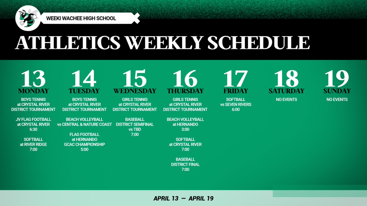 Weeki Wachee Sports tweet media