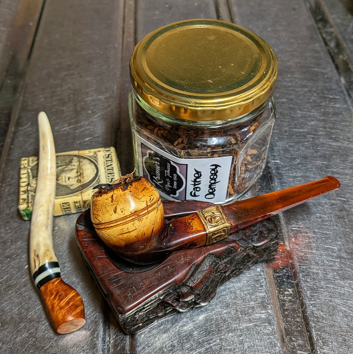 Fahrenheit916's tweet image. 今宵の〆
#パイプ #pipe #pipesmoking